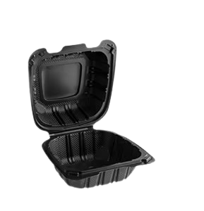6x6" Black Mineral Appetizer Containers | Bulk Wholesale