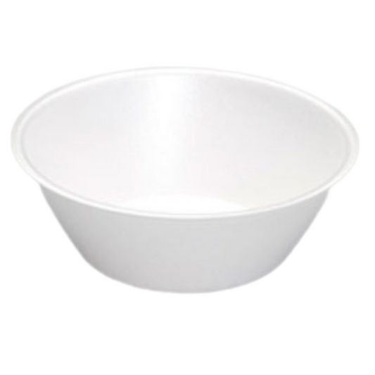 22 oz Satin Foam Bowls – White Disposable Insulated Food Containers, 500/Case, Wholesale