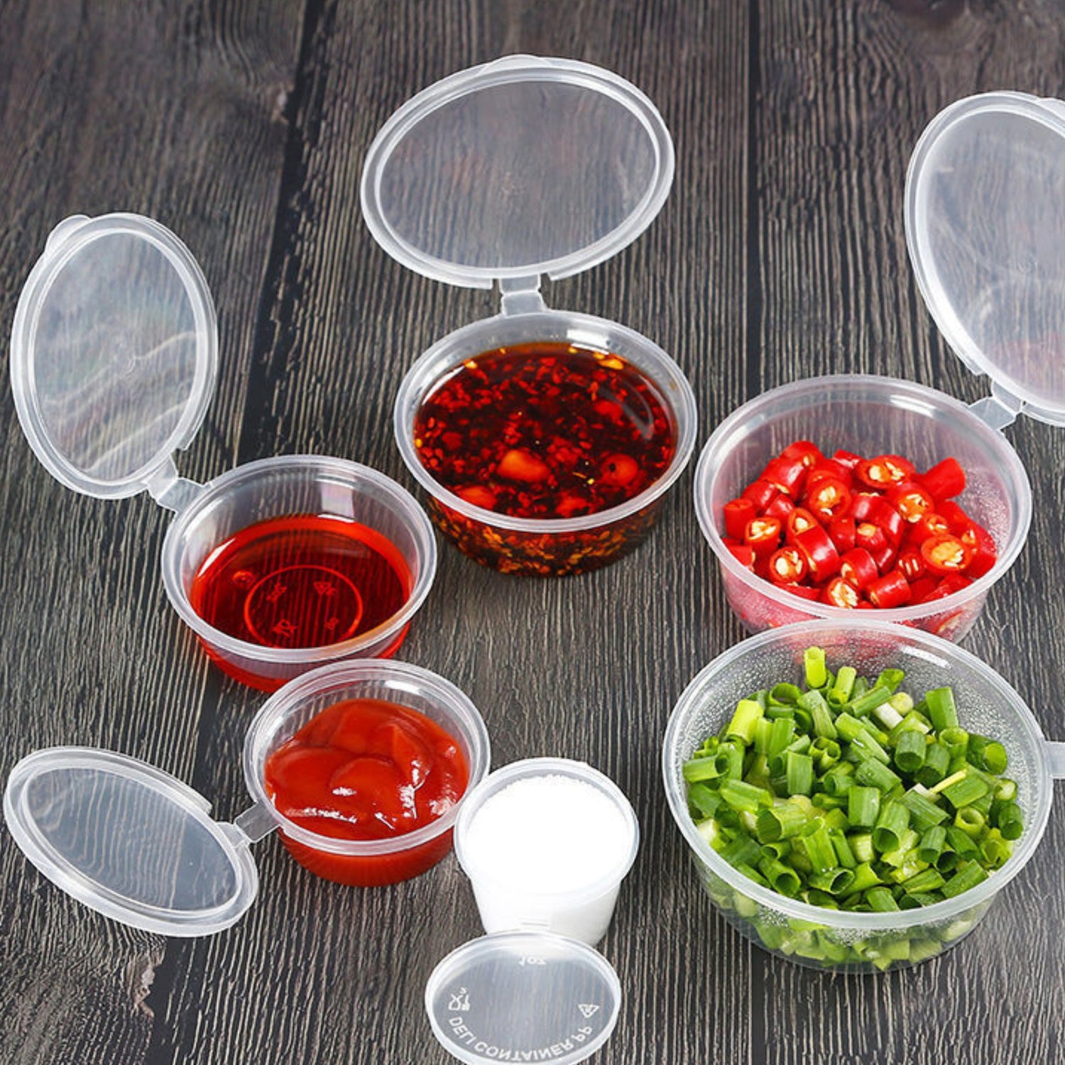 Hinged Sauce Cup
