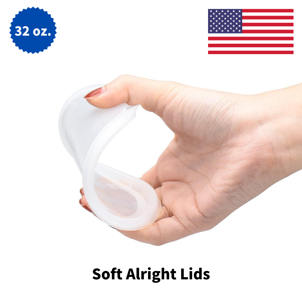 32 oz Heavy-Duty Microwavable Plastic Deli Containers with Lids – 240/Case