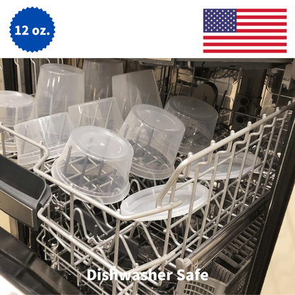 12 oz PP Deli Containers with Lids | Buy by Case or Pallet