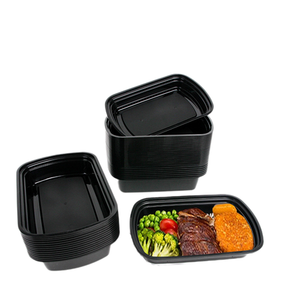 32 oz Rectangular Microwavable Meal Prep Food Containers with Lids – Reusable, Leak-Proof Take-Out & Catering Boxe