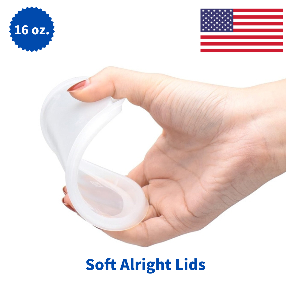 16 oz PP Plastic Deli Containers with Lids – Heavy-Duty, Leak-Proof, Microwavable Food Storage (240/Case)