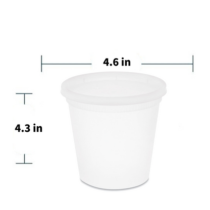 24 oz Microwavable Deli Containers | Bulk Restaurant Supply