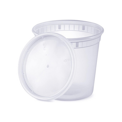 24 oz Microwavable Deli Containers | Bulk Restaurant Supply